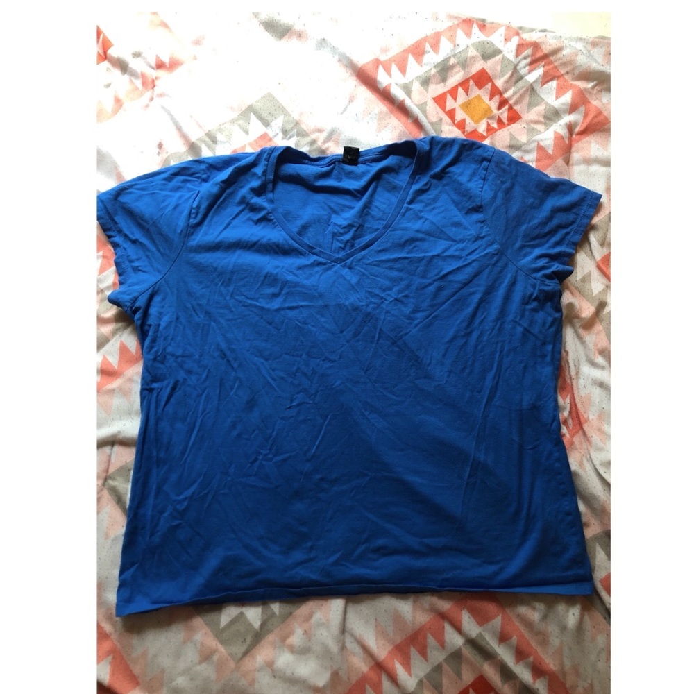 Blue T-Shirt/Crop Top